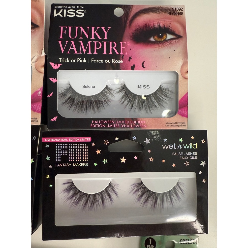 Ardell Kiss WetnWild & LA Colors Assorted False EyeLashes Mink Limited Edition - Picture 5 of 12
